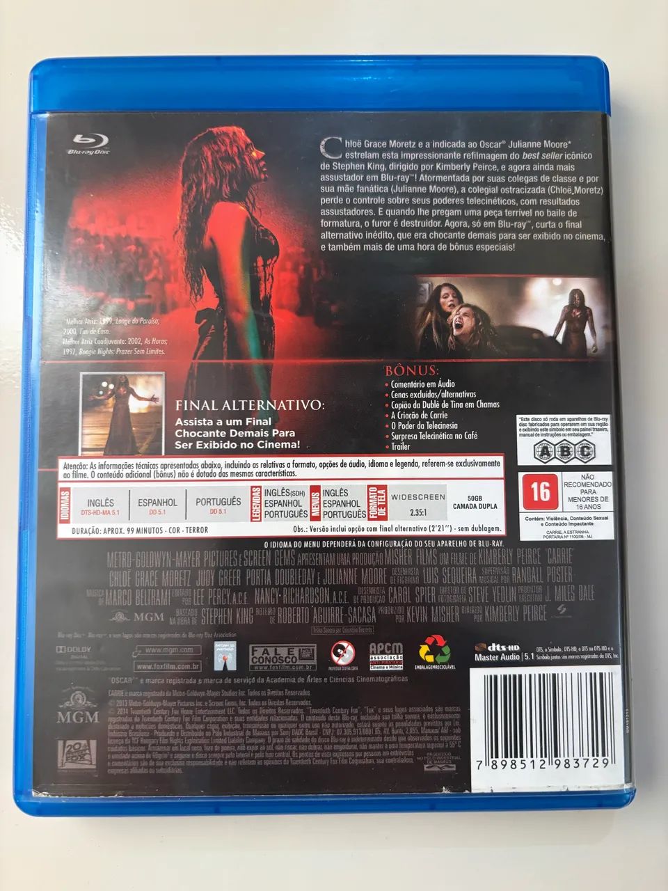 Blu Ray carrie a estranha(2013) - Foto 3