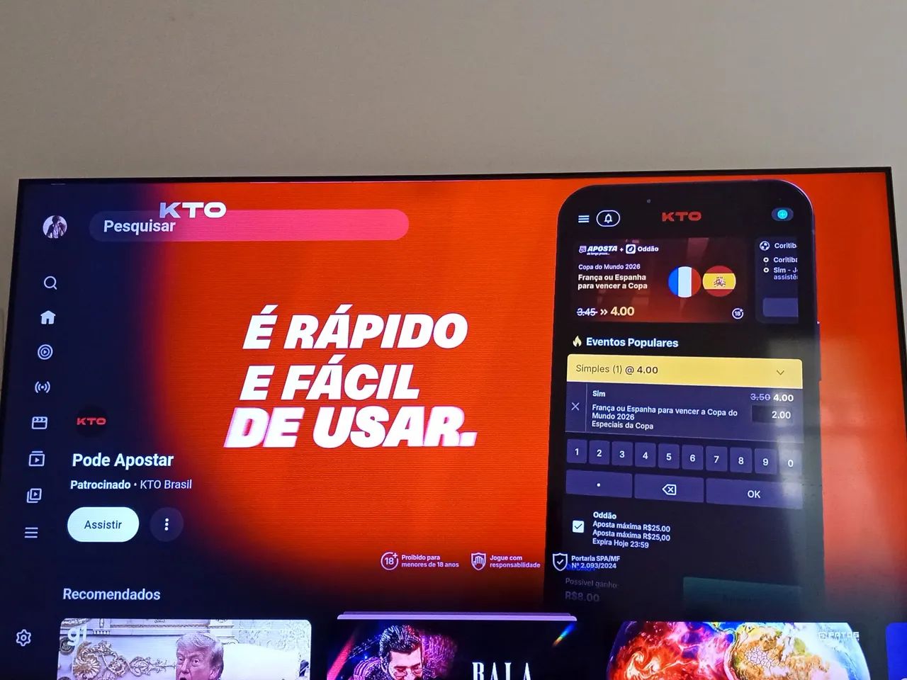 Tv de 55 polegadas usada  - Foto 3