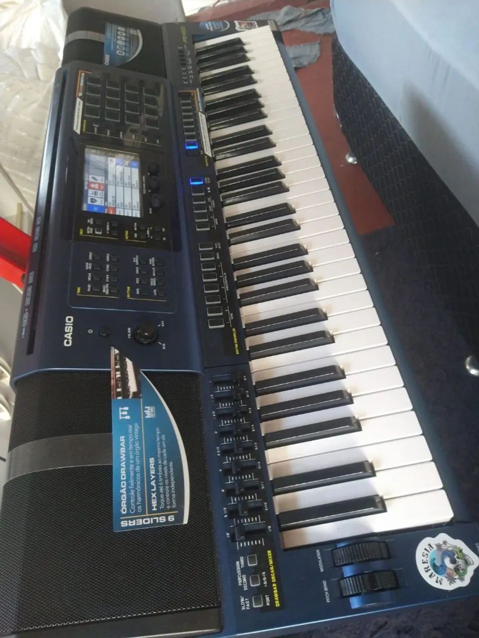 Teclado Casio MZ-X500 com pedestal - Foto 2