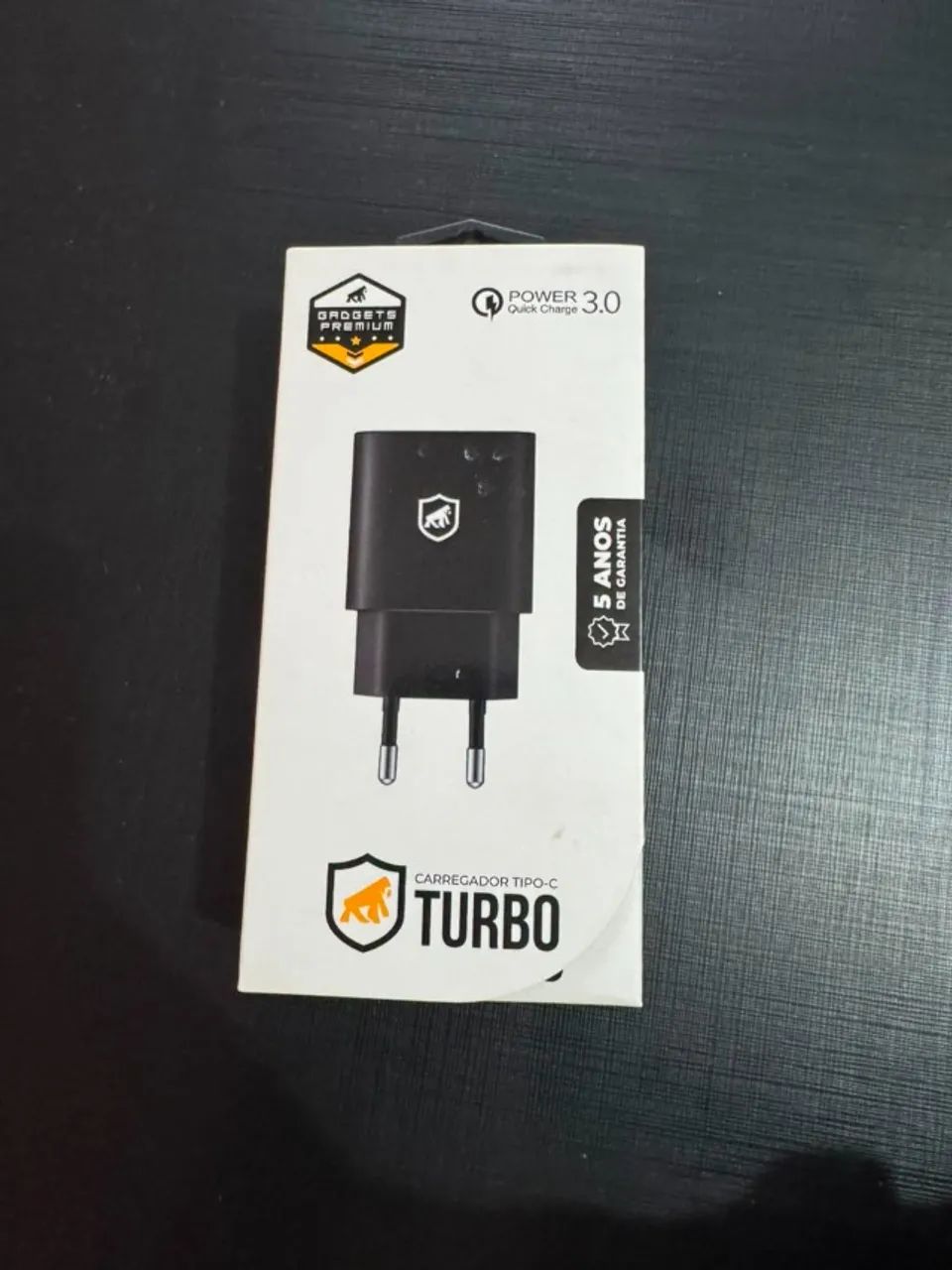 Carregador Gshield Tipo-C Turbo 25W Quick Charge 3.0 Anatel