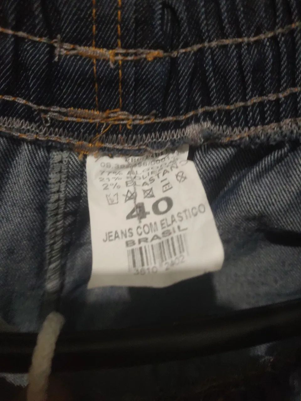 LOTE COM 2 CALÇAS JEANS  - Foto 4