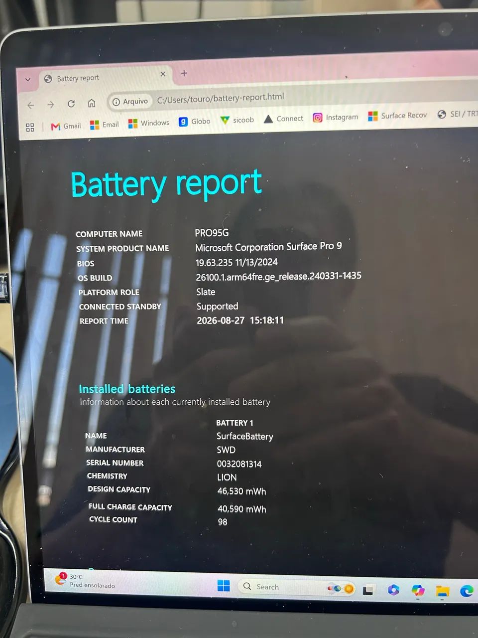 Surface Pro 9 SQ3 5g 8 Ram 256 SSD - Foto 2