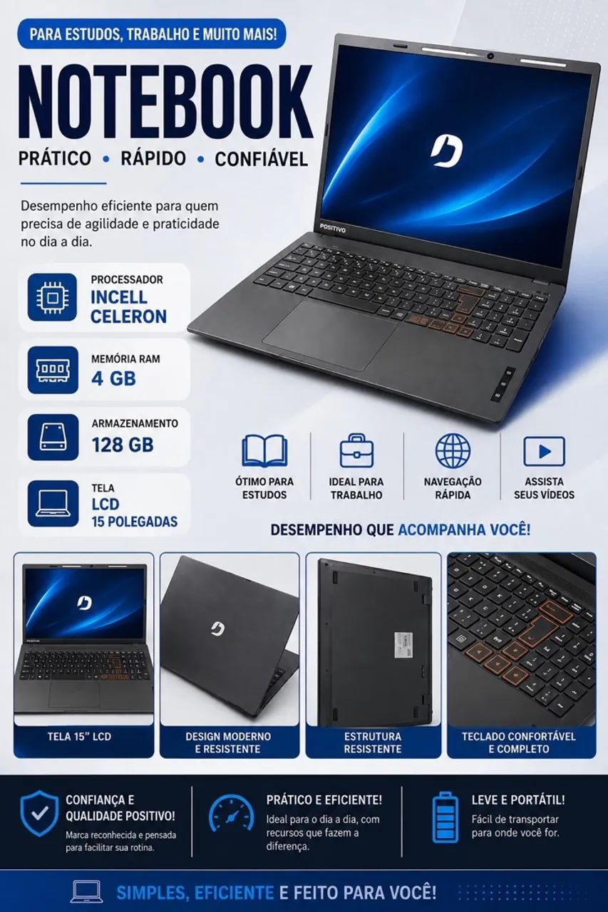 Notebook positivo  - Foto 3