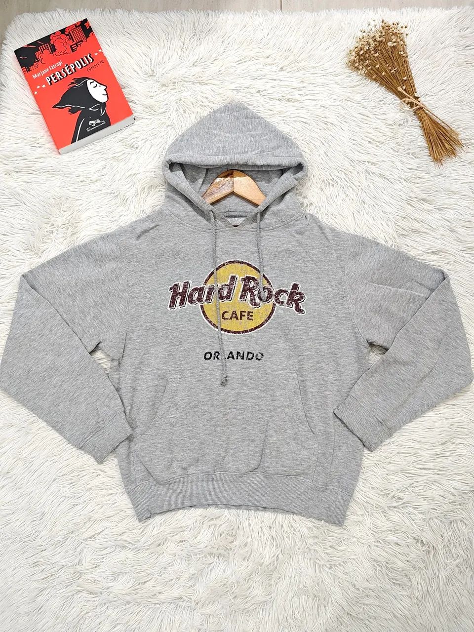 Moletom Cinza Hard Rock Cafe