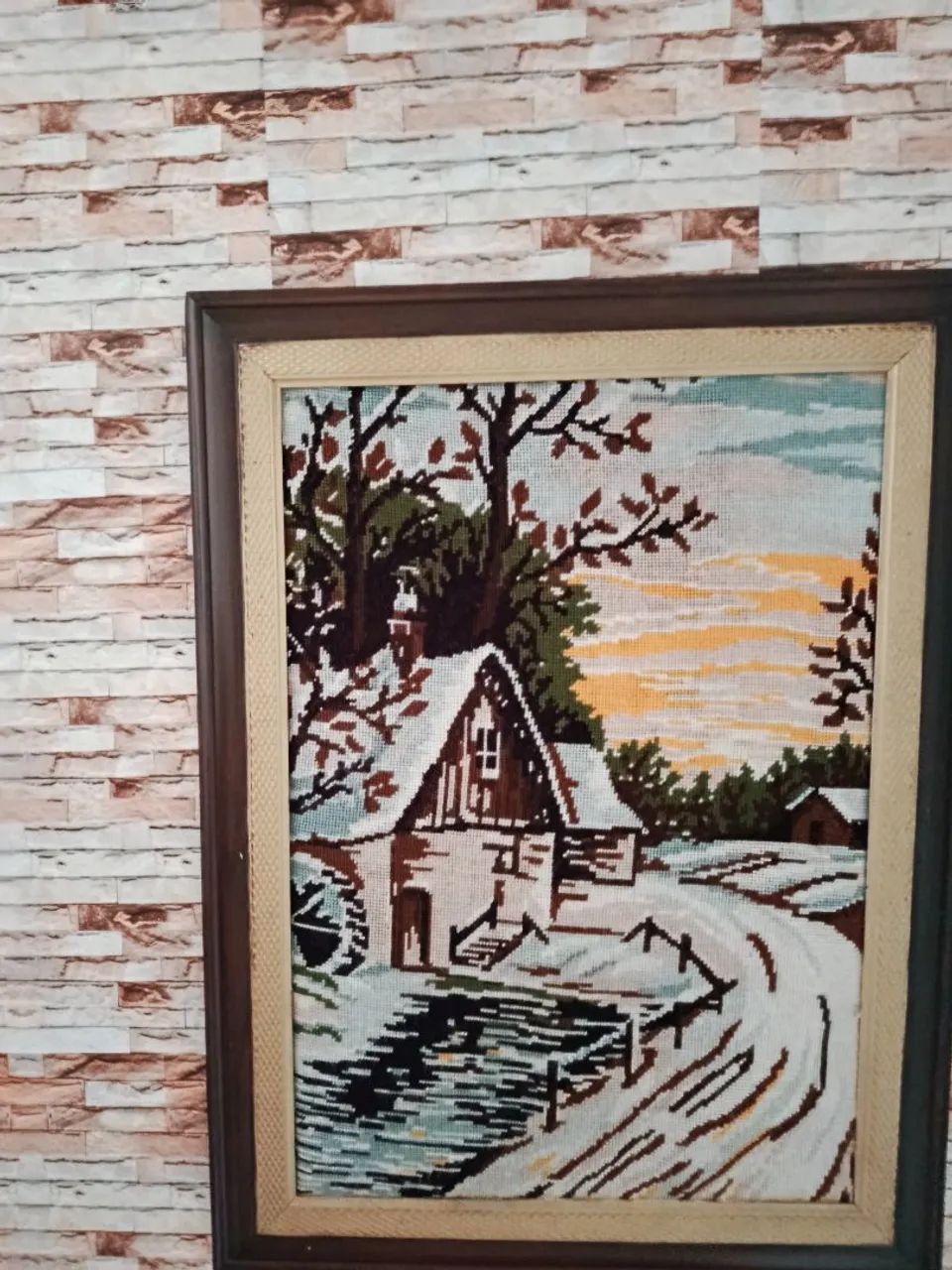 Quadro Decorativo em Tecelagem 