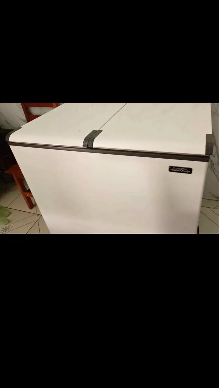 Vendo freezer Esmaltec duas tampas - Geladeiras e Freezers