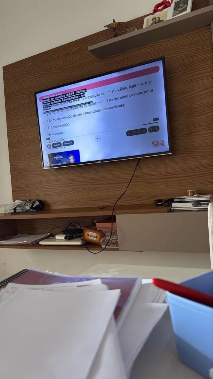 Rack de tv de parede 