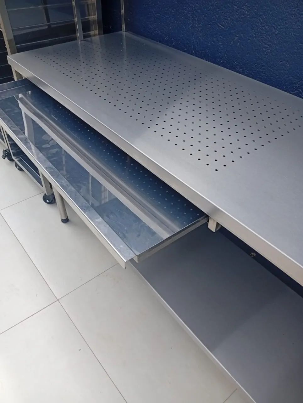 Mesa de montagem perfurada - Foto 3