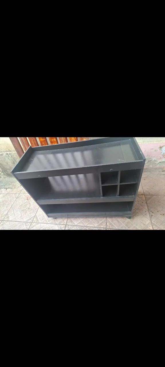 Reck preto com rodinhas  - Foto 2