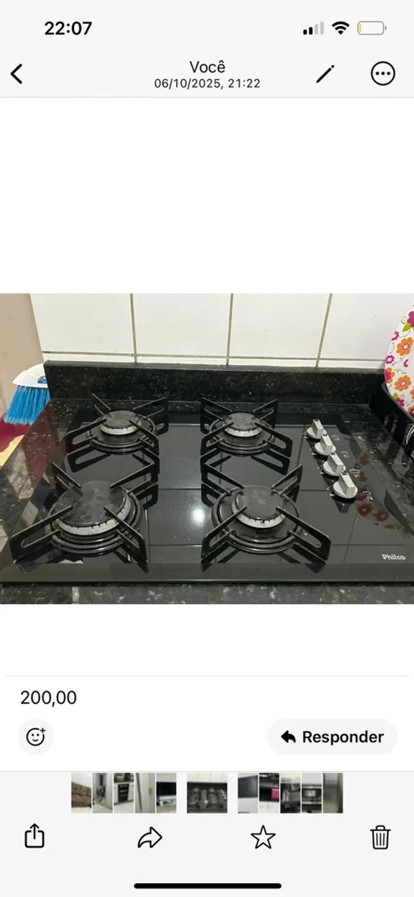 Cooktop 4 bocas