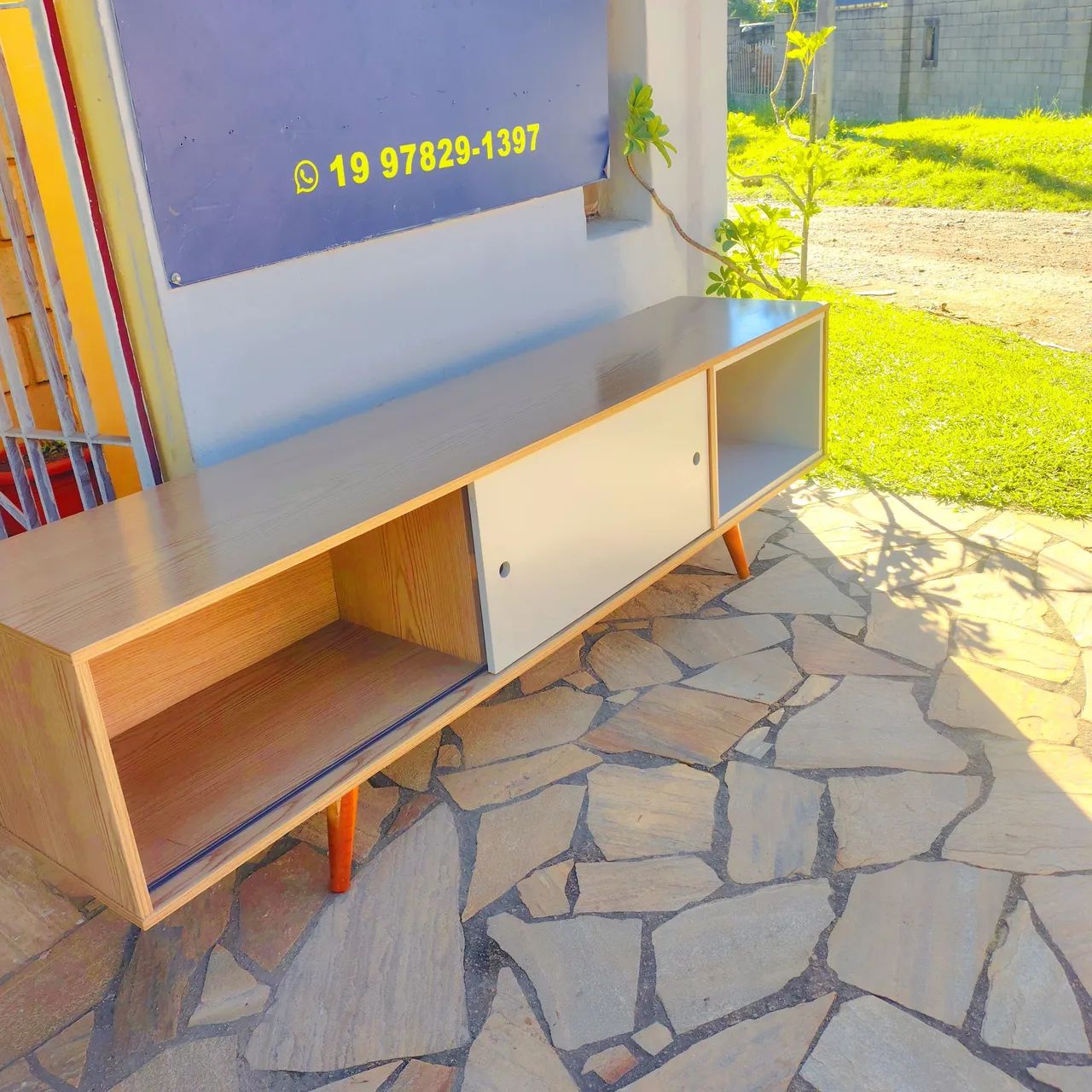 RACK RETRÔ EM MDF. - Foto 4