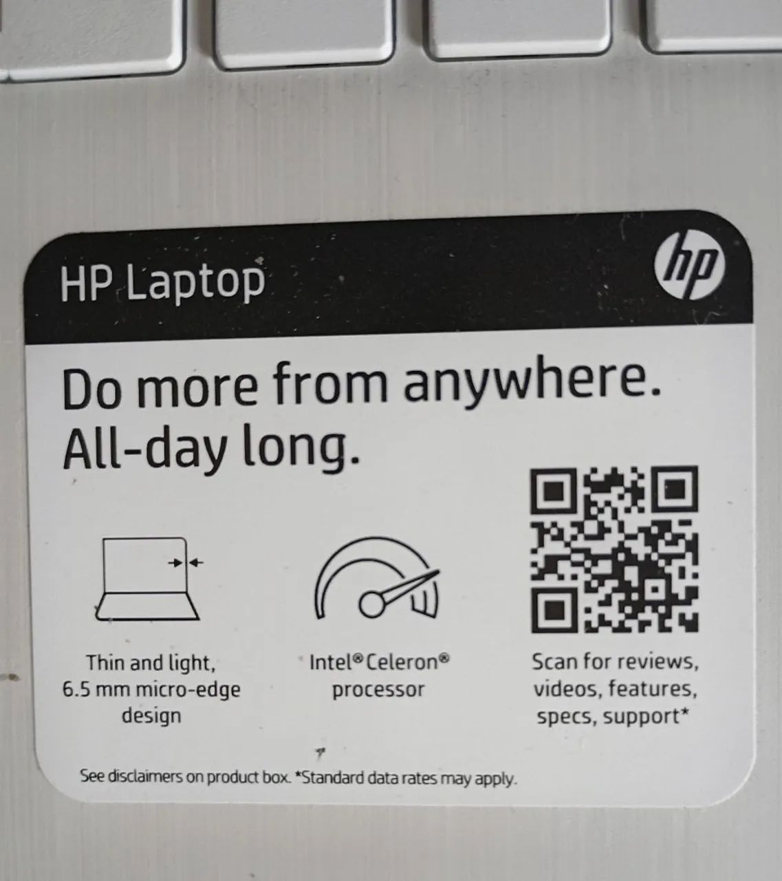 Notebook HP 14 Celeron 8gb 128gb novo - Foto 4