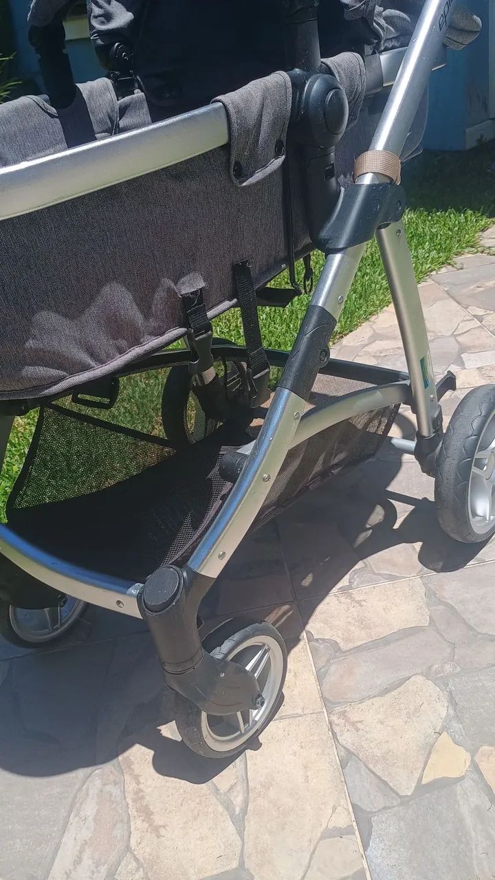 Carrinho de Bebê + Bebê Conforto e Suporte - Travel System da Infanti - Foto 3