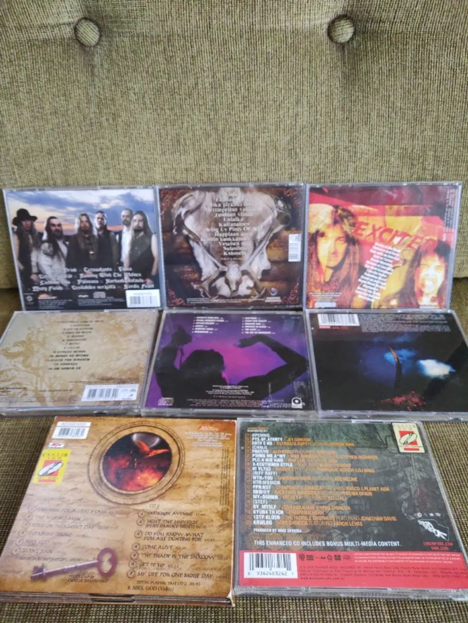 Kit 8 CDs Rock + Brindes DVD - Foto 2