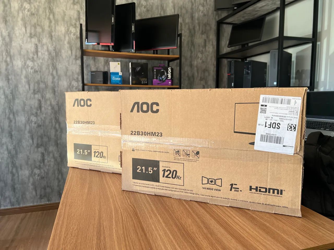Monitor Aoc 21.5 polegadas  full hd 120hz