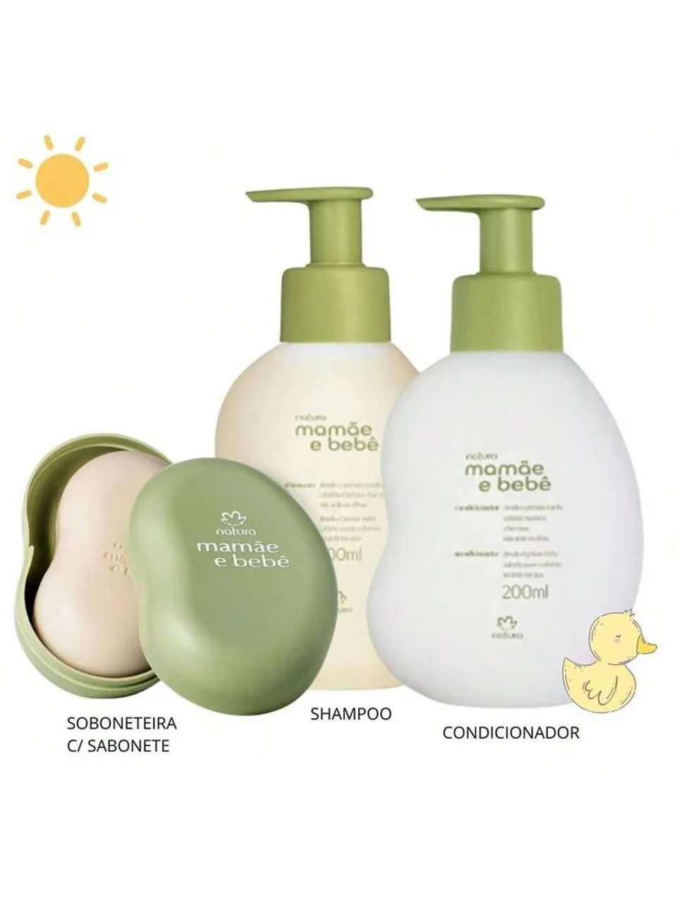 KIT PRESENTE CUIDADOS DIÁRIOS MAMÃE E BEBÊ TRADICIONAL 
