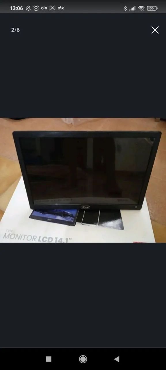 TV 14 polegadas Nova com monitor 