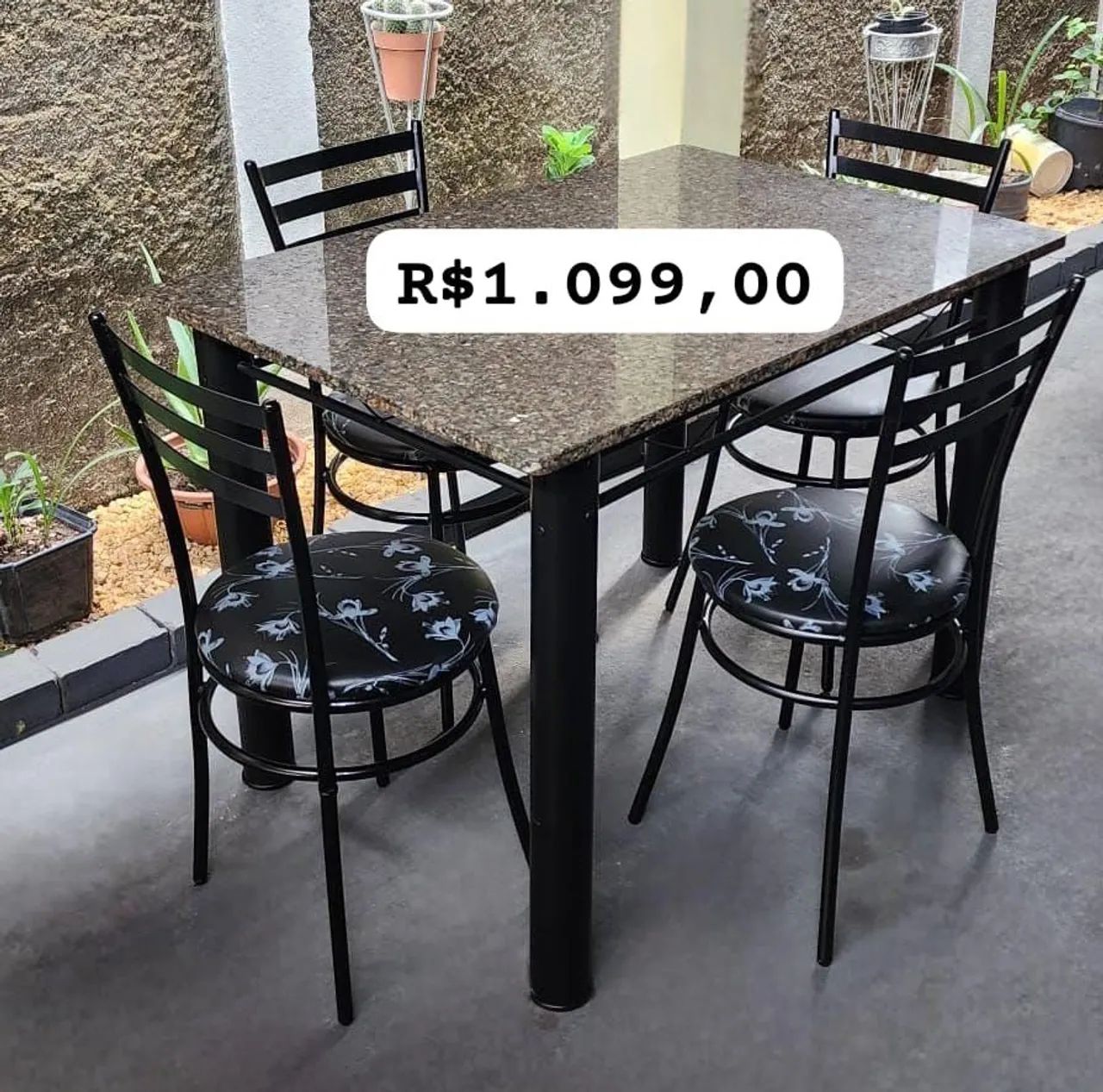 Mesas com 4 cadeiras A PARTIR DE R$850,00 - Foto 4