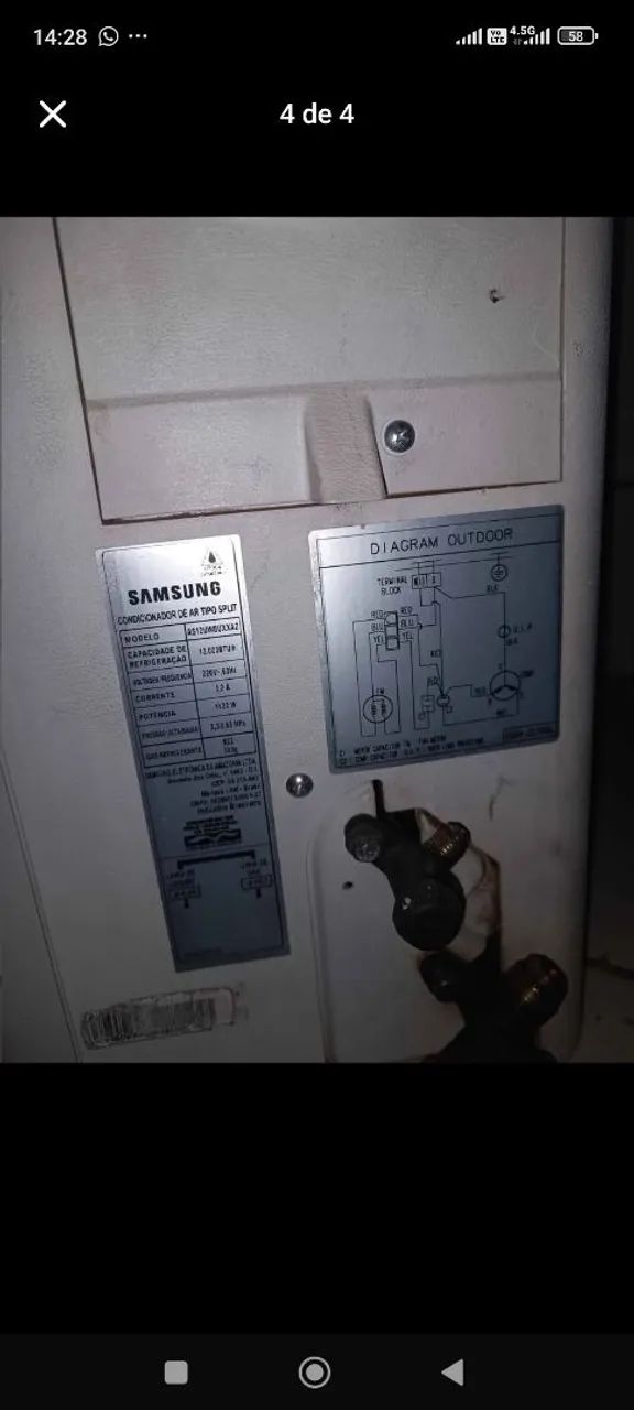 Vendo ar condicionado Samsung 12 mil BTUs  - Foto 3