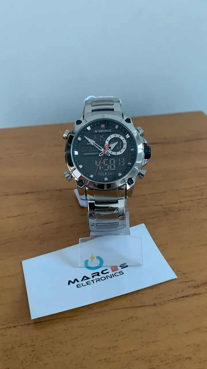 Relógio Analógico e Digital Naviforce Com Garantia  - Foto 5