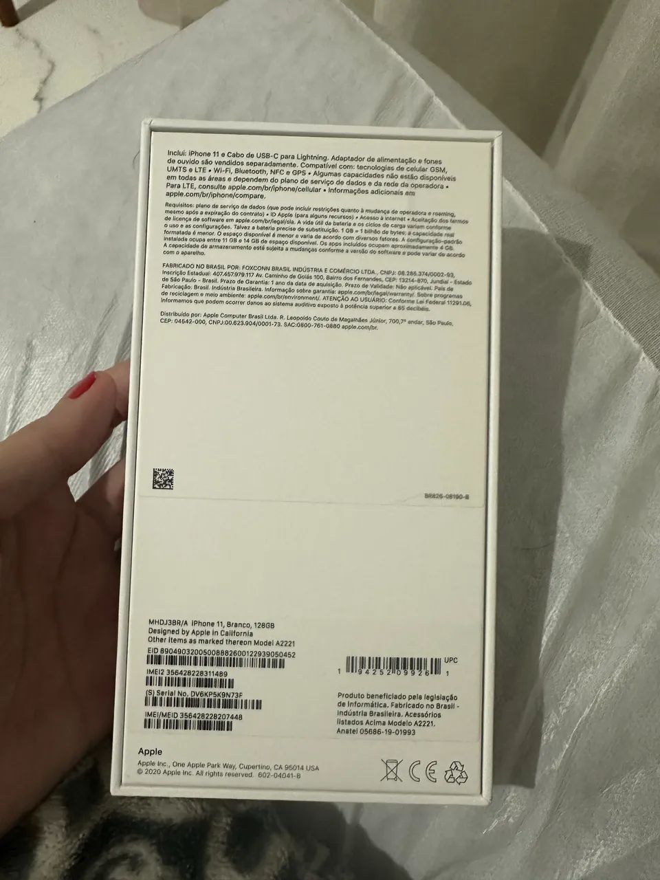 IPhone 11 branco 128gb