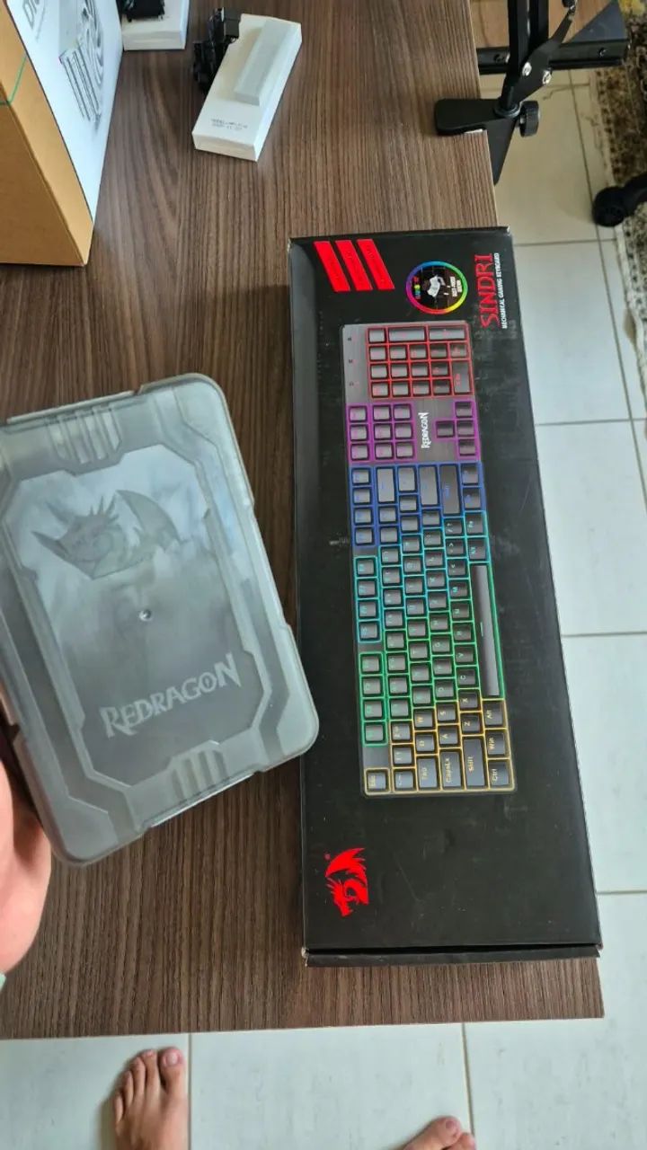 Mouse e Teclado Gamer Redragon