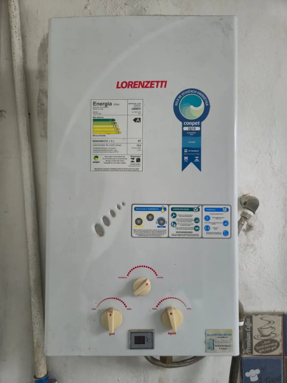 Aquecedor a gás 