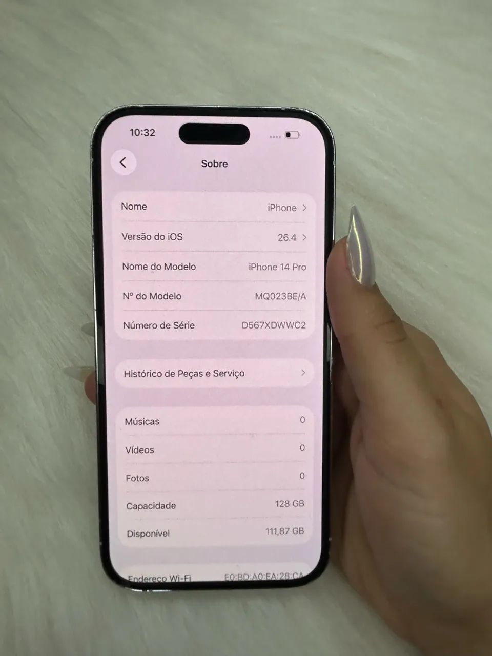 iPhone 14 Pro 128GB Branco  - Foto 2