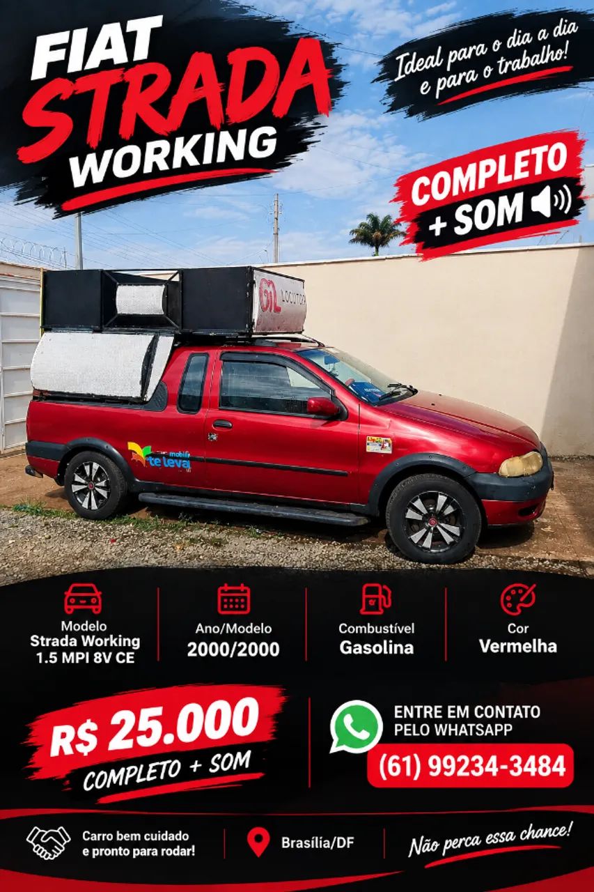 Fiat Strada Working 1.5 MPI 8V CE 2000