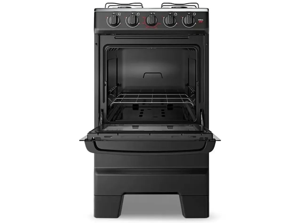 Vendo fogão 4 bocas Esmaltec Preto Seminovo - Foto 6