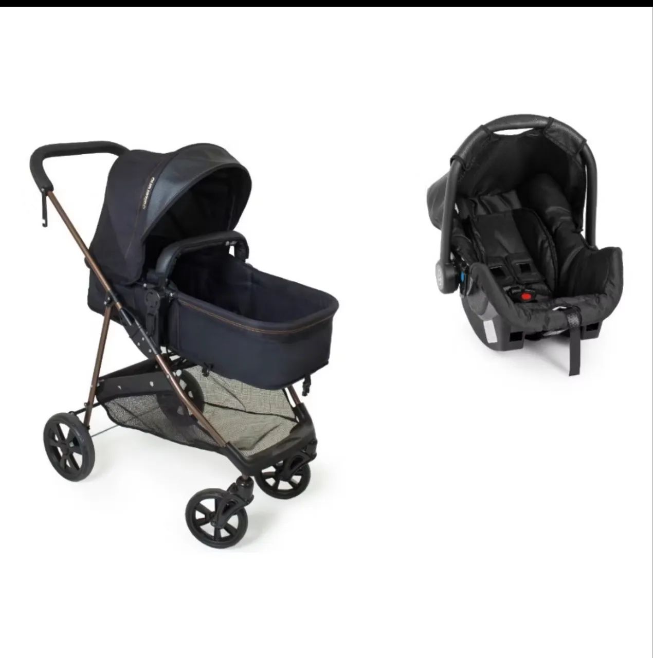 Carrinho de bebê + bebê conforto 
