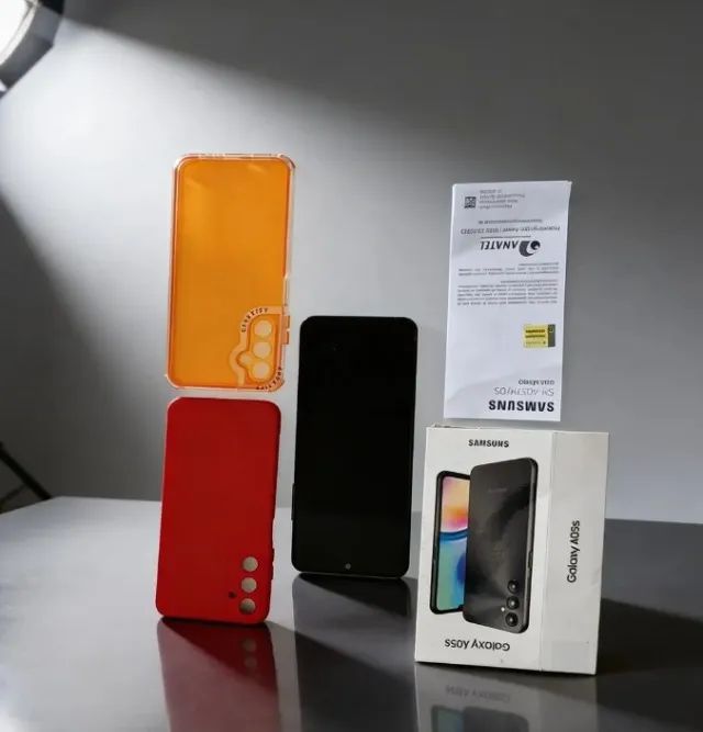 Samsung Galaxy A05s Preto - 128gb - Na Garantia + Capas Case (Usado)