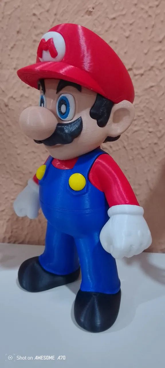 Mário Bros - Action Figure - Impressão 3D - Foto 2
