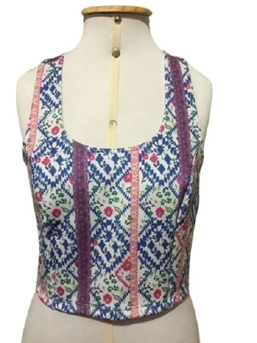 Blusa Cropped Boho Color Renner NOVA!! Tamanho M - Foto 5