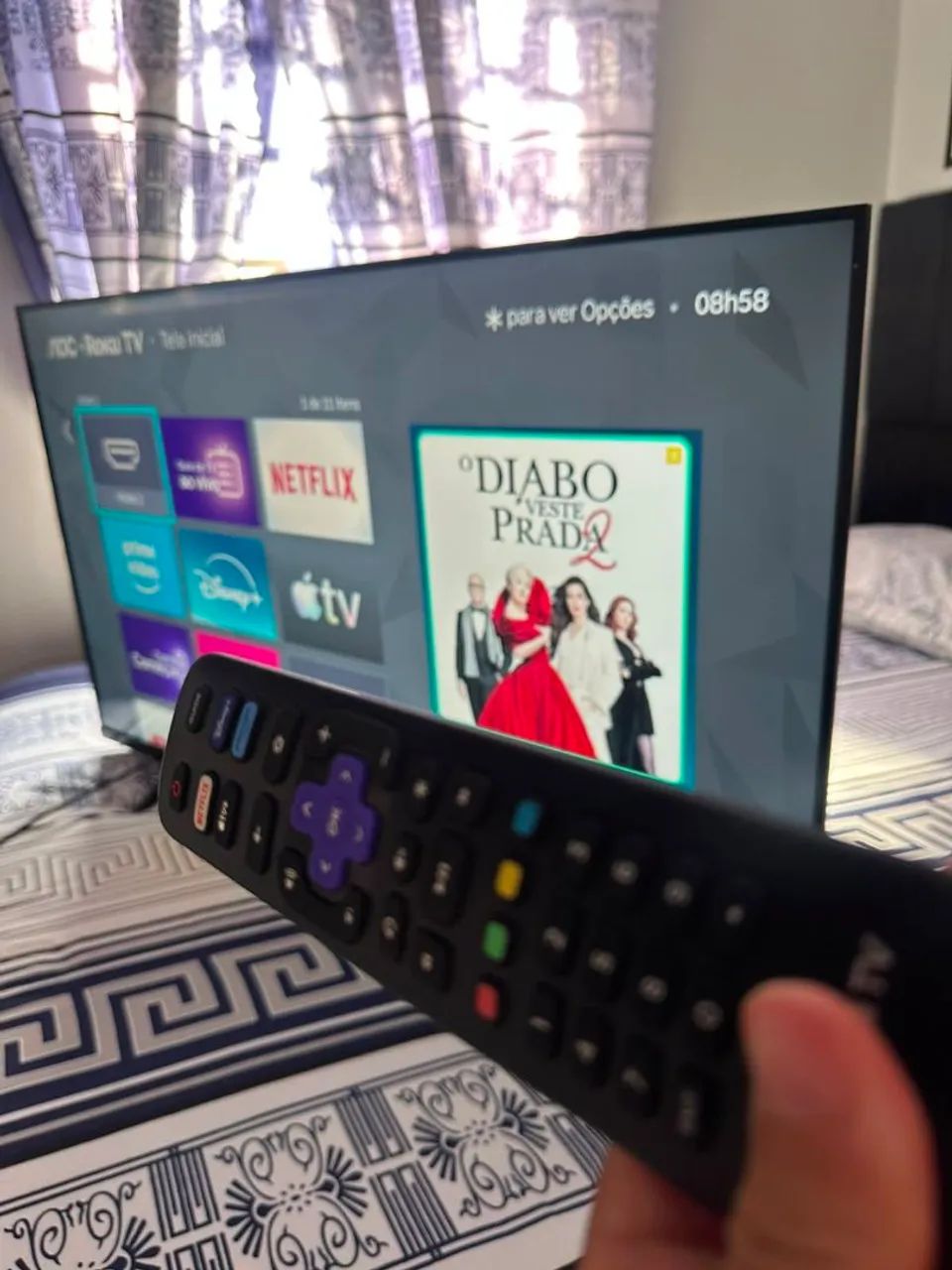 Tv SMART 43 semi nova 999,99 - Foto 3