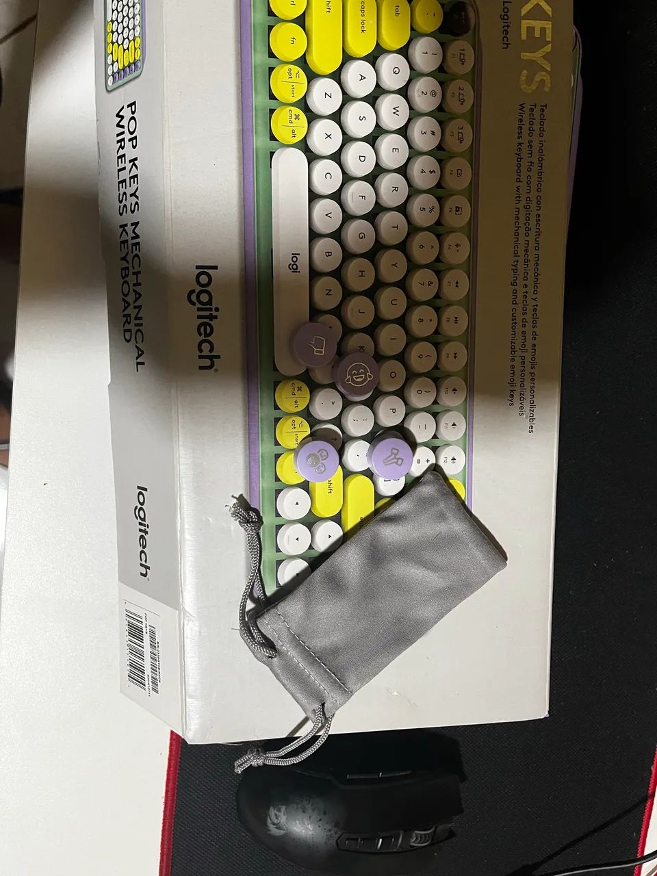 Logitech PopKeys Roxo-Amarelo-Branco - Foto 2
