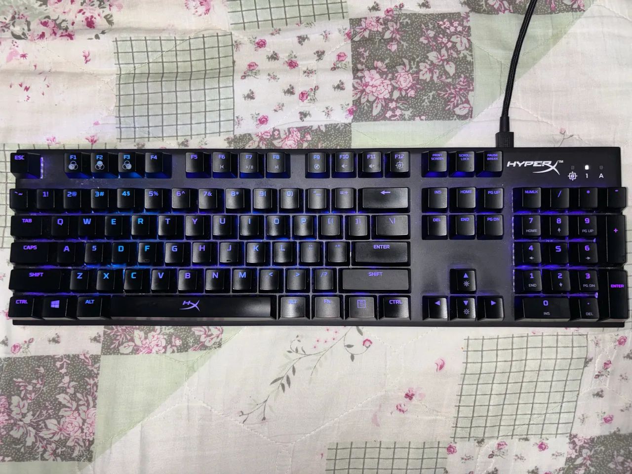 Teclado Gamer Mecânico HyperX Alloy FPS Switch Silver - Foto 3