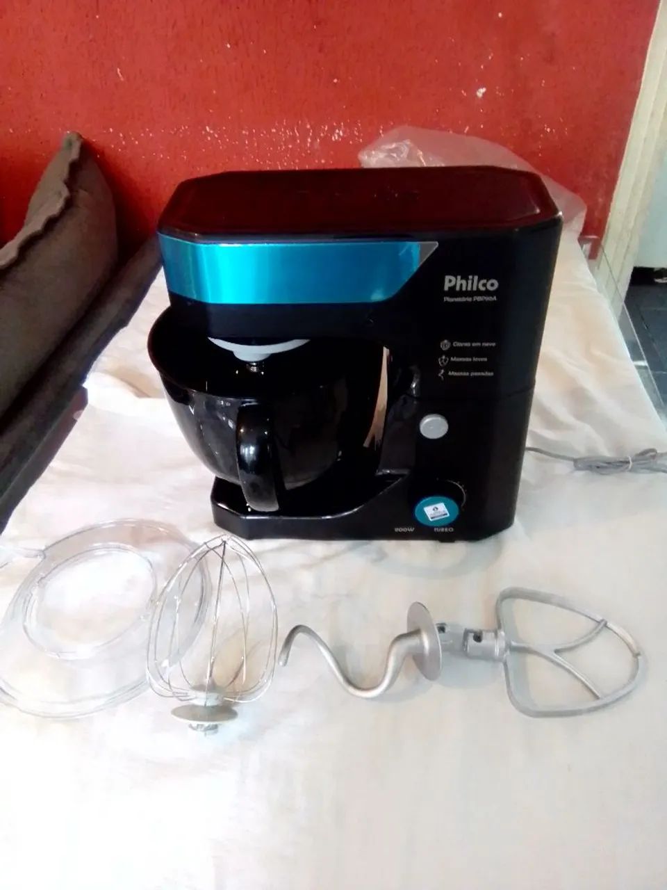 Batedeira Planetária Philco Modelo PBP90A 900w 12 velocidades turbo  - Foto 2