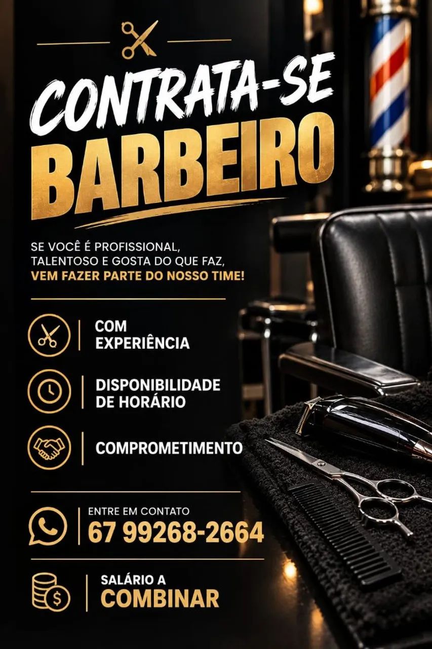 Vaga para Barbeiro 