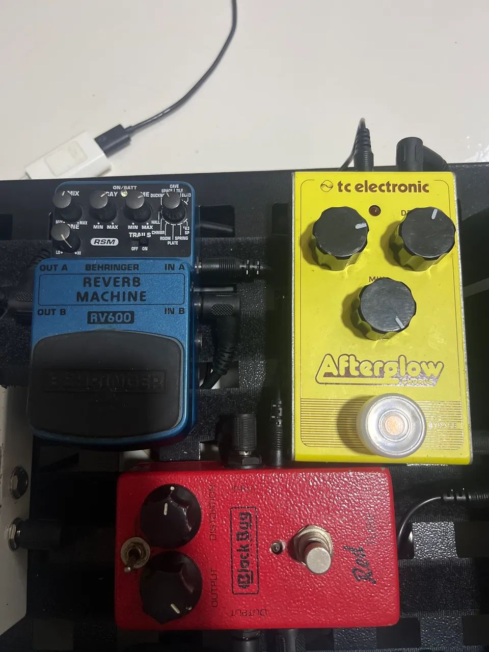 Pedais e pedaleira de guitarra  - Foto 4
