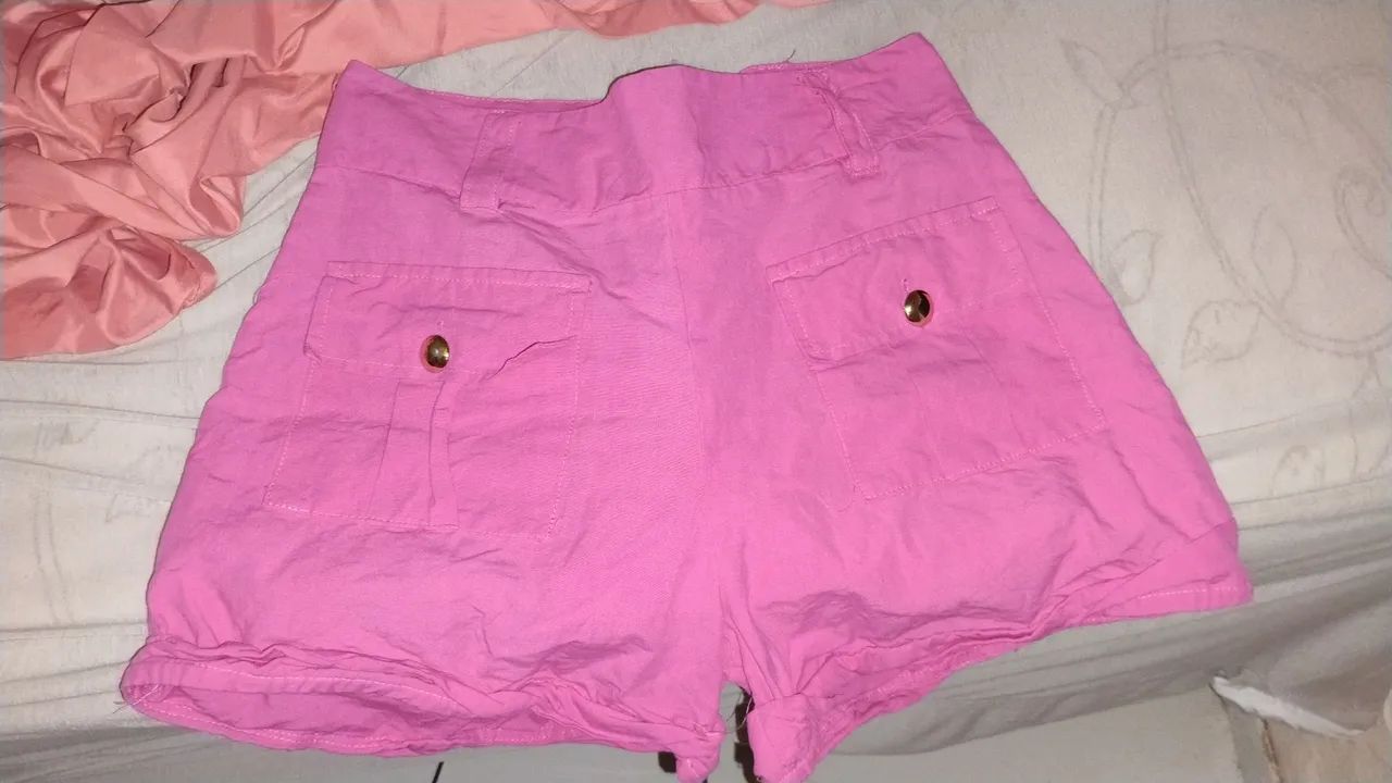 Conjunto short e colete 