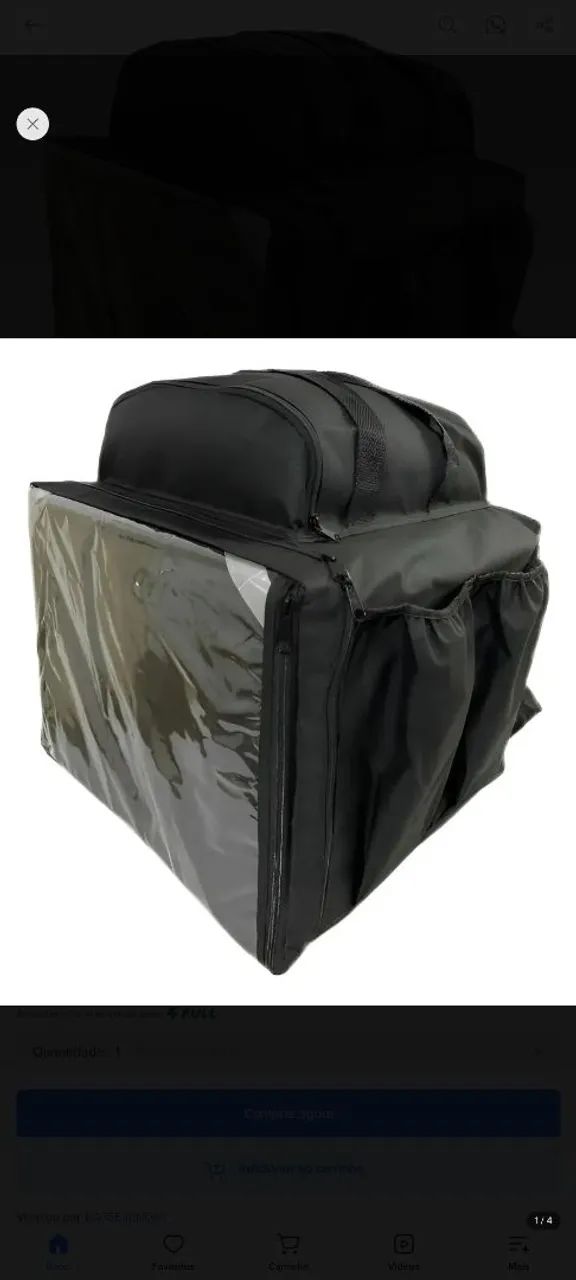 Bag de motoboy 45 litros 