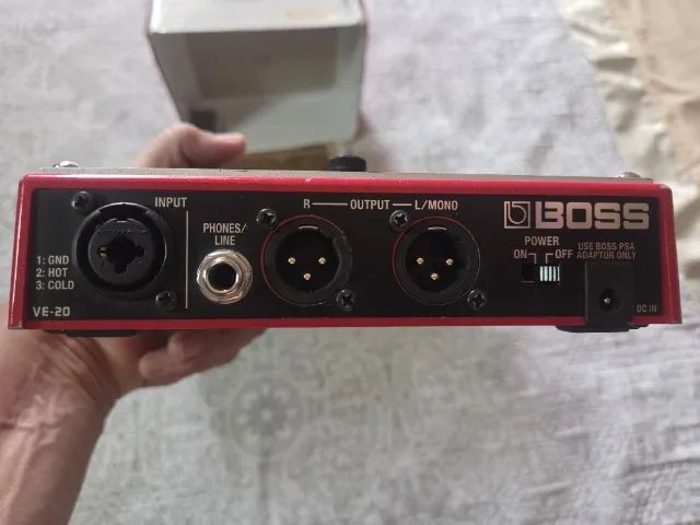 Boss VE-20 Vocal Performer - Pedal de Voz Profissional (Impecável
