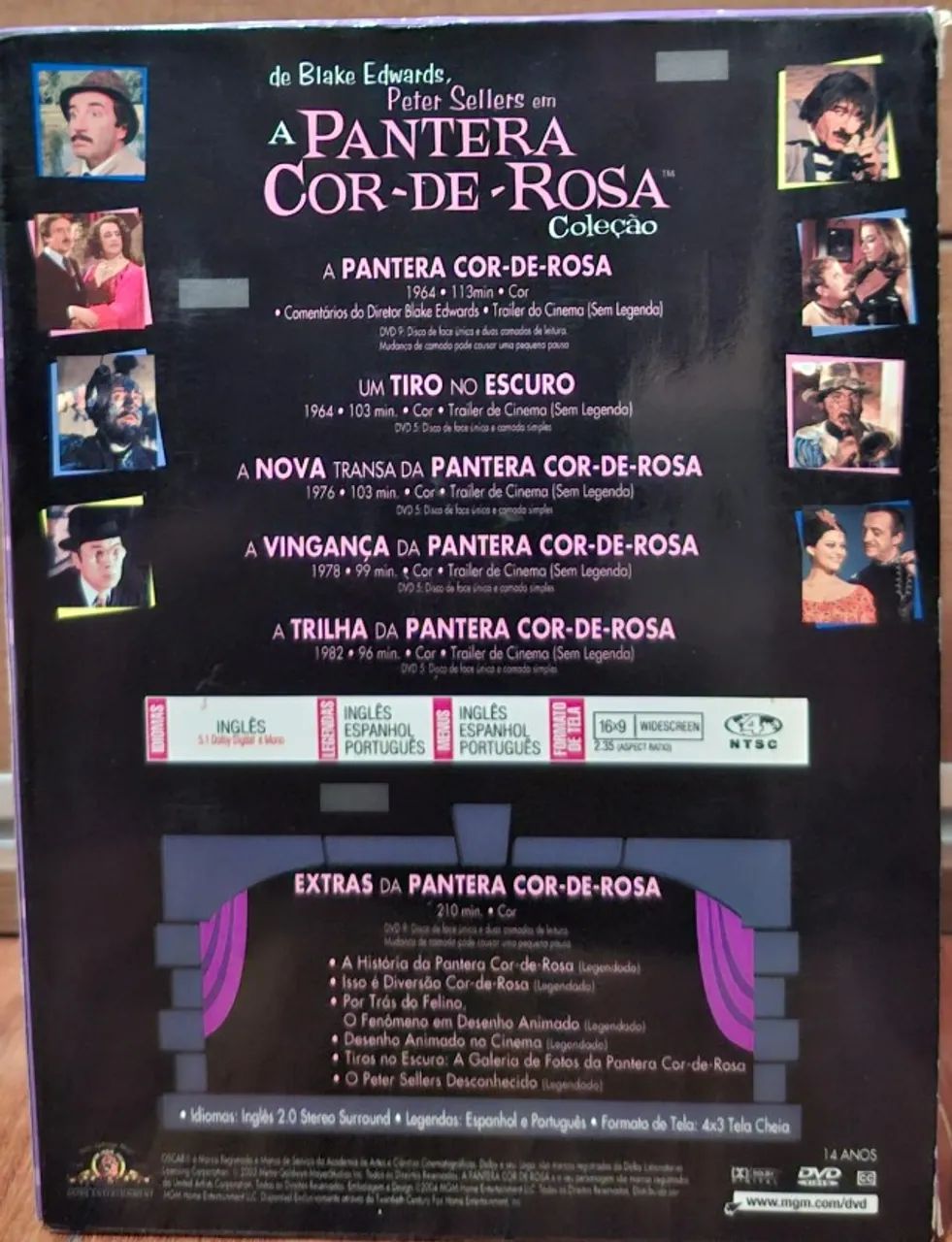 DVD - Coleção A Pantera Cor de Rosa - 6 Discos - Foto 2