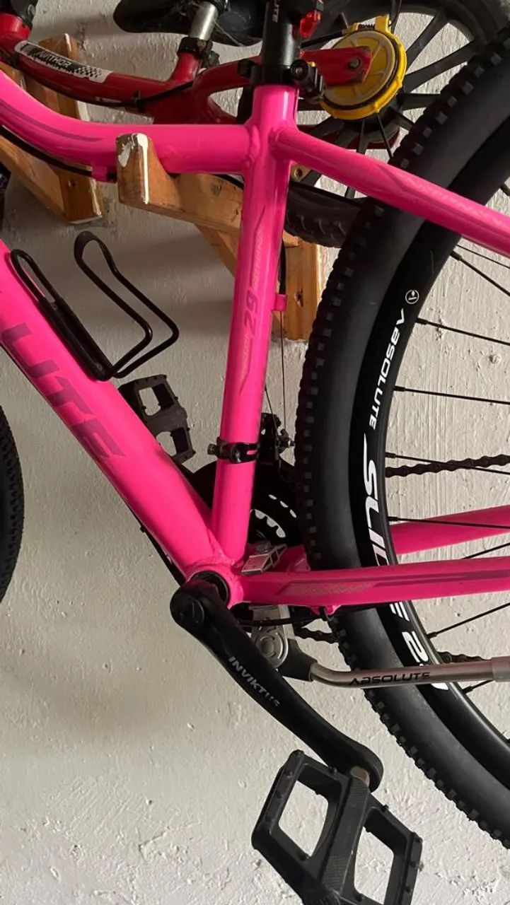 Bicicleta Absolute Hera Aro 29 Rosa - 21 Velocidades - Foto 3