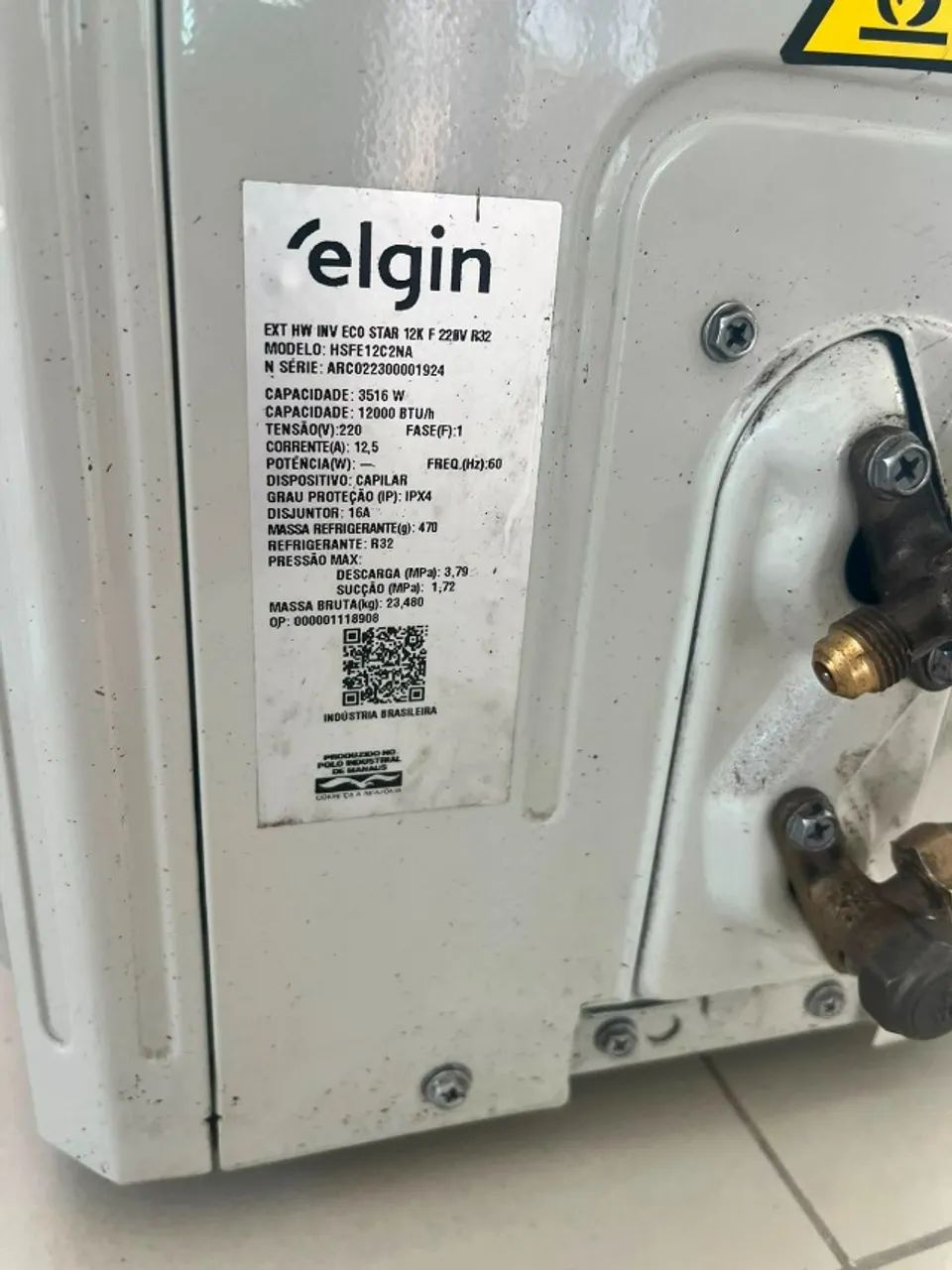AR CONDICIONADO ELGIN 12.000 BTUS - Foto 4