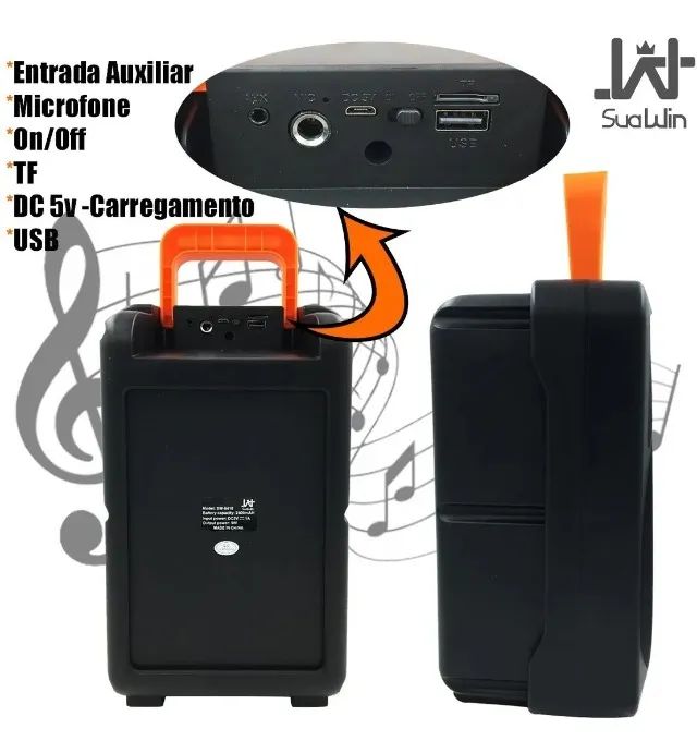 Oferta!!! Caixa De Som Com Luz Led - Foto 2