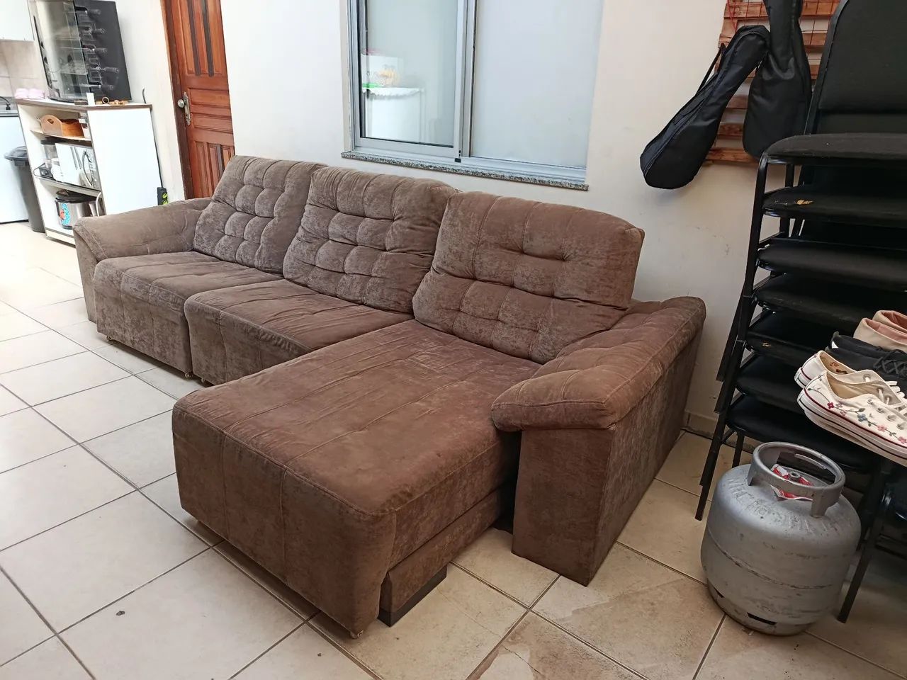 Sofá retrátil 3 lugares - Foto 3