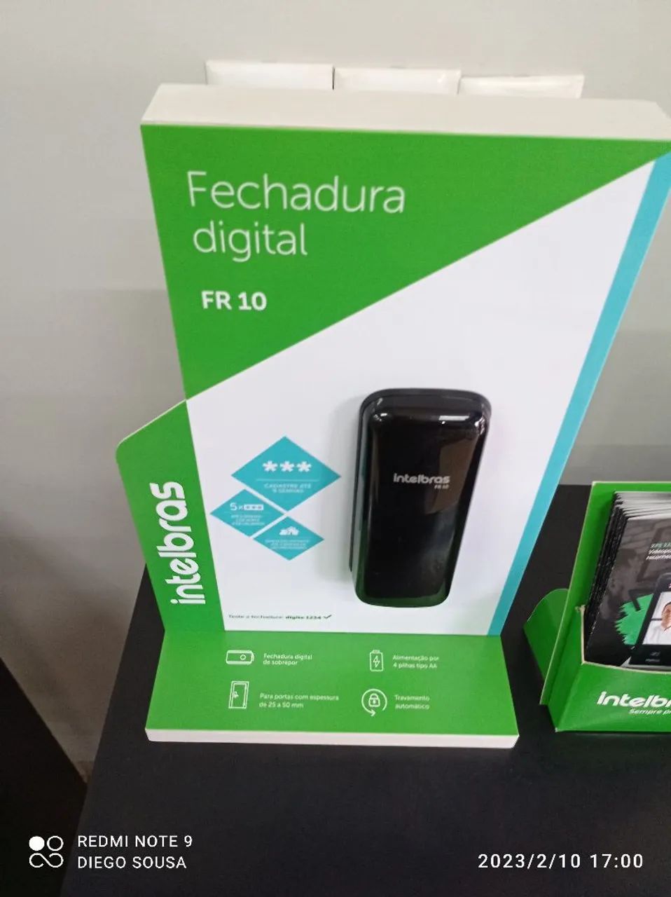 Fechadura digital Intelbras 