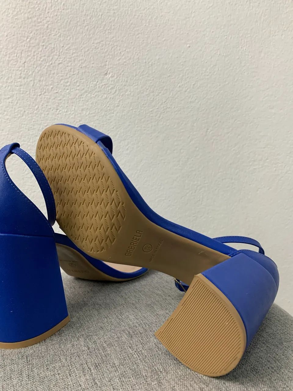 Sandália de tira azul  - Foto 2